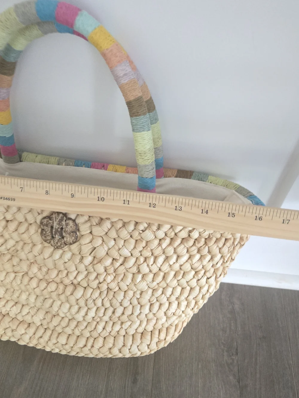 Cappelli Straworld Summer Straw Bag Purse Tote Handbag Beachy Vacation Poolside